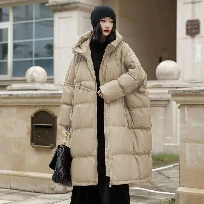 Micah - Lange gefütterte jacke für damen