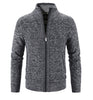 Luciano - Gestrickte fleecejacke aus baumwolle