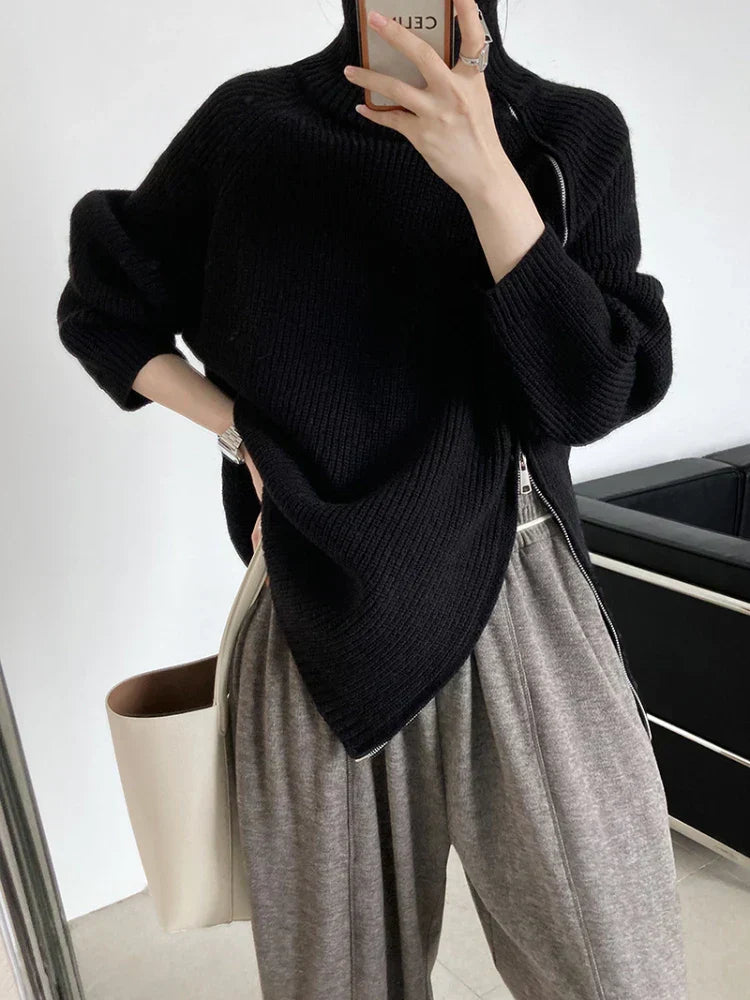 Dana - Klassischer Gestreifter Retropullover