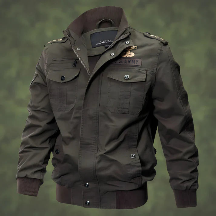 Calvin - Exklusive Army-Bomberjacke Für Herren