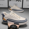 Herren-Slip-On-Sneaker mit gepolsterter Innensohle und Obermaterial aus Leder