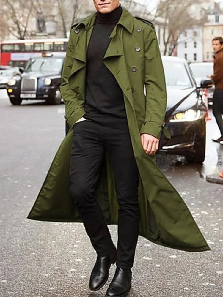 Alfonso - Eleganter winter-trenchcoat für herren