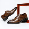 Herren-Leder-Brogue-Anzugschuhe mit gepolsterter Innensohle