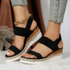 Damen Slip On Sandalen mit rutschfester Sohle - Freizeit Schuhwerk