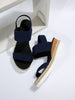 Damen Slip On Sandalen mit rutschfester Sohle - Freizeit Schuhwerk