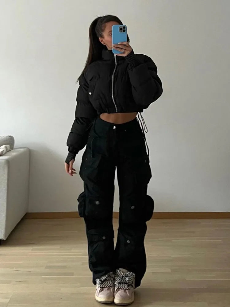 Quinn - Lässige cargohose mit mehreren taschen