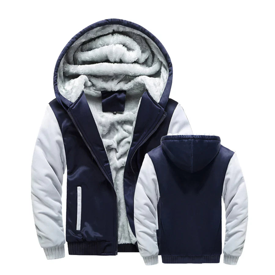 Horst - fleecejacke mit kapuze und reißverschluss