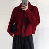 Lyra - Elegante strickjacke mit knopfverschluss