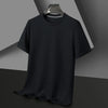 Herren Sommer-Waffelshirt - Locker geschnittenes Baumwoll-T-Shirt