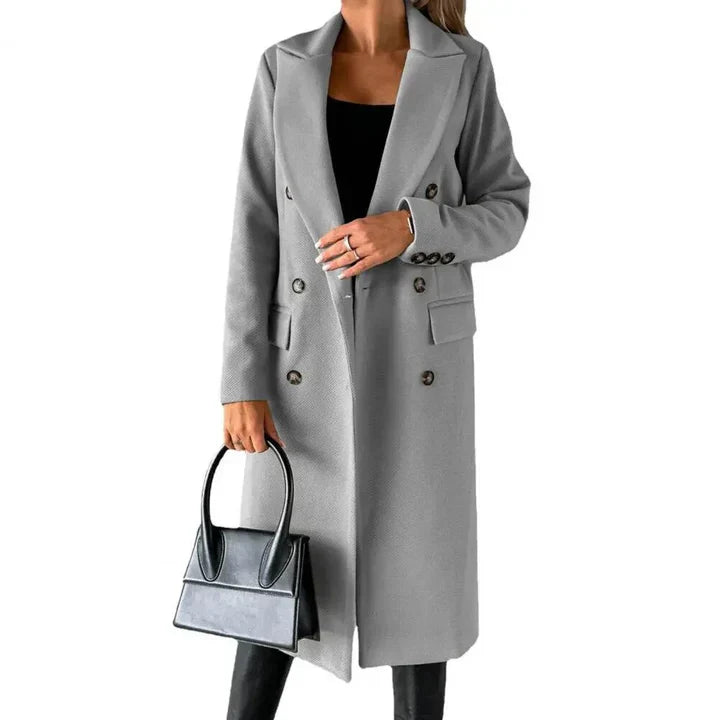 Margo - Damen Wintermantel Mit Revers