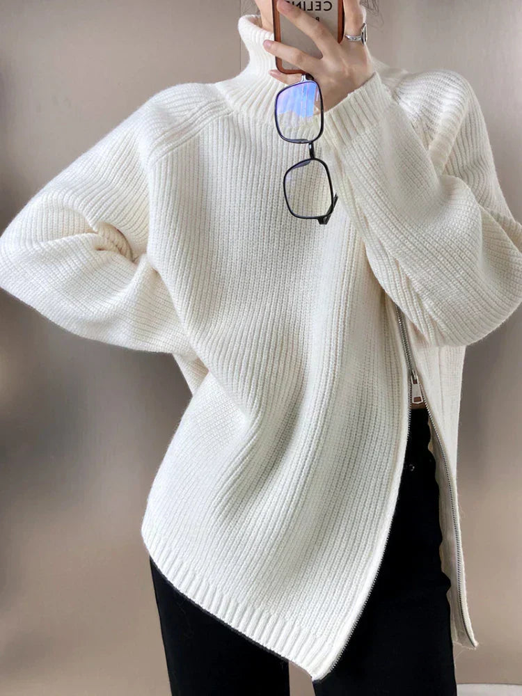Dana - Klassischer Gestreifter Retropullover