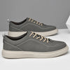 Herren-Ledersneaker mit orthopädischer Einlegesohle und Gummisohle