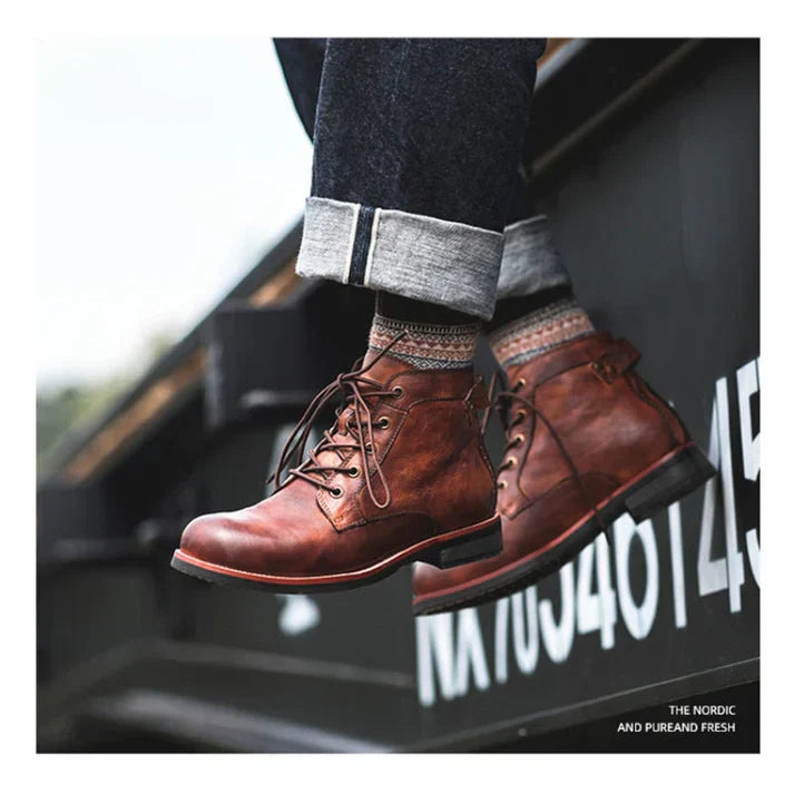 Chase - Zeitlose Vintage-Herrenstiefel