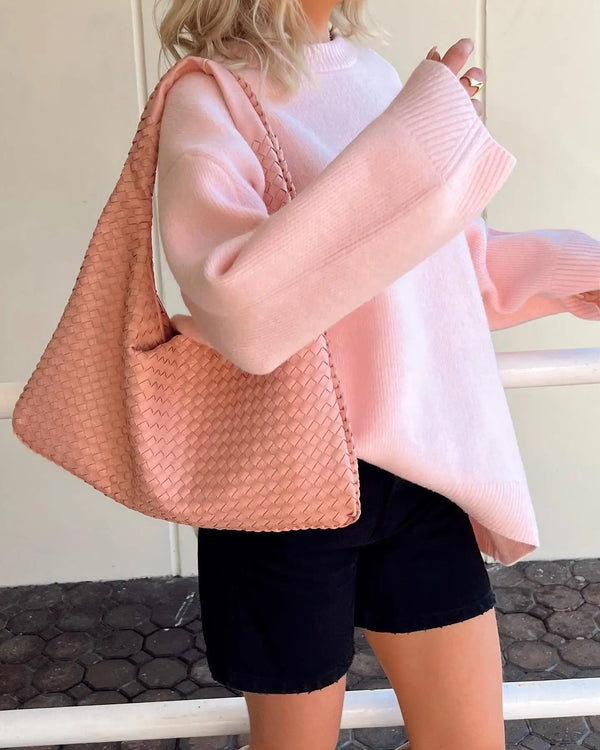 Chloe - Bequemer Rosa Pullover
