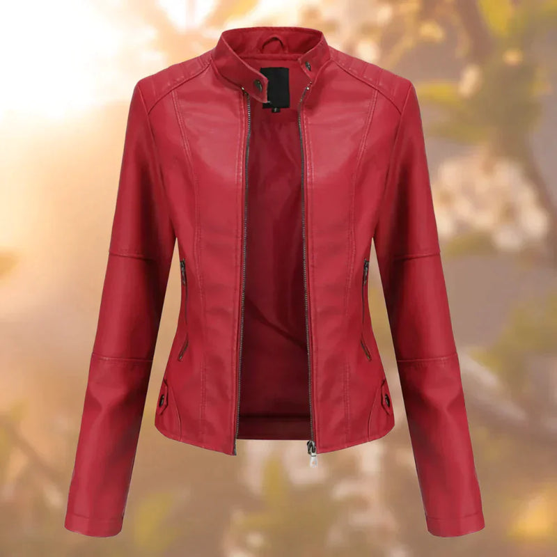 Schlanke Bikerjacke für Damen