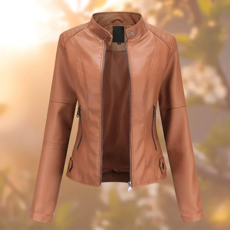Schlanke Bikerjacke für Damen