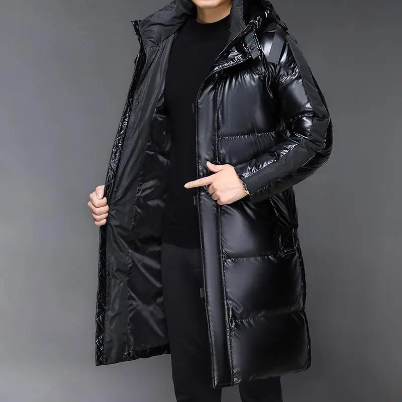 Stylische Winterjacke mit Kapuze für Männer