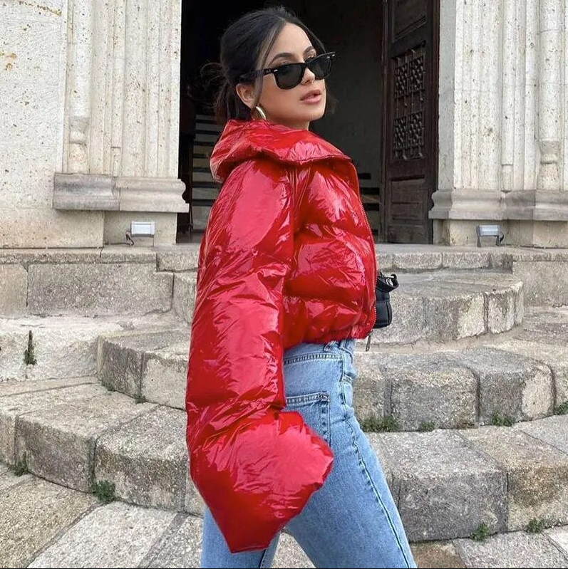 Irene - Stylische kurze pufferjacke mit steppmuster