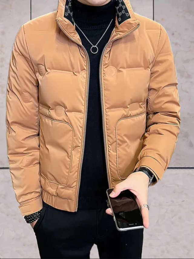 Casper - Wattierte jacke mit hohem kragen