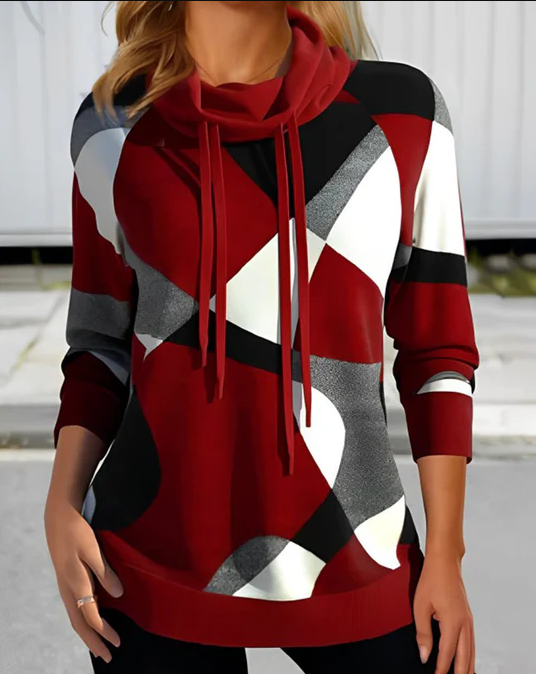 Meryl - Kapuzenpullover mit farbblock