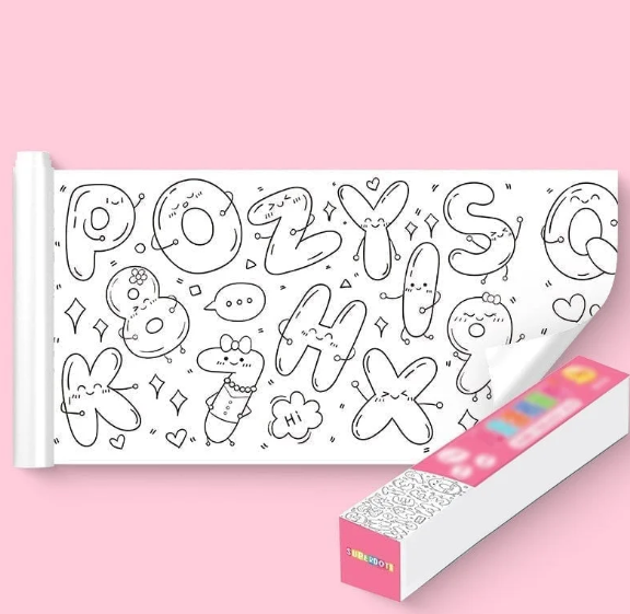 DrawFun - Kreative Zeichnungsrolle für endlosen Spaß