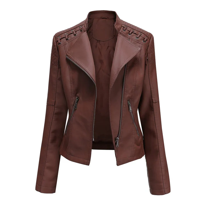 Odette - stylische Lederjacke