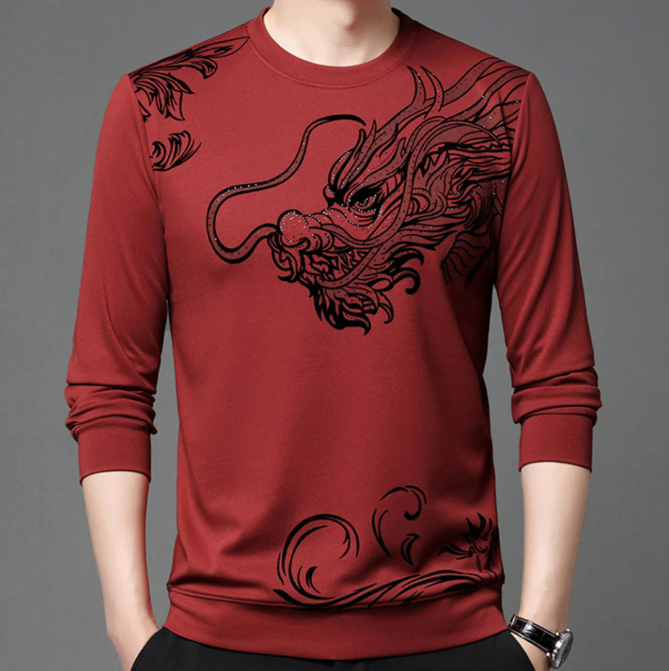 Harrison – Bequemes herren-sweatshirt mit rundhalsausschnitt