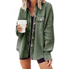 Bailee - Cordjacke mit unregelmäßiger Kapuze