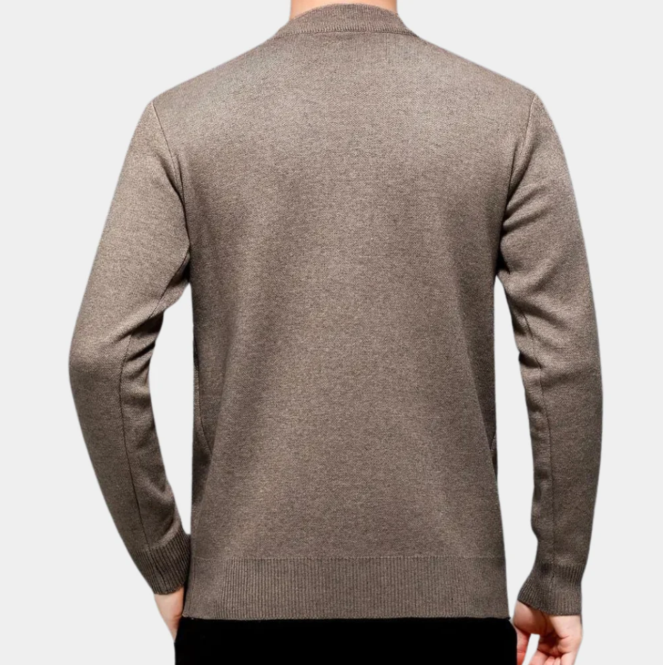 Miles - Stylischer rundhalspullover für herren