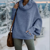 Nataly - Eleganter rollkragenpullover mit kragen