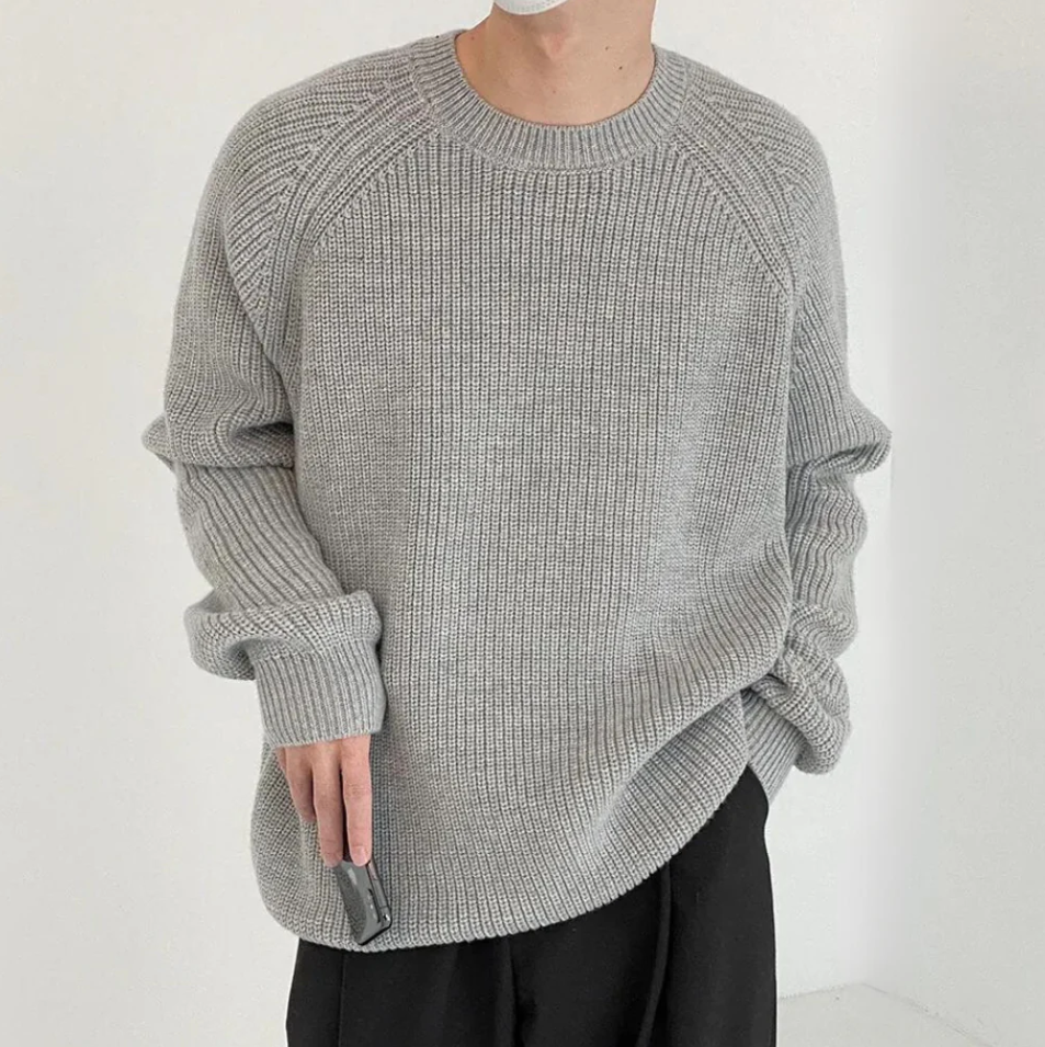 Winston - Bequemer strickpullover mit rundhalsausschnitt