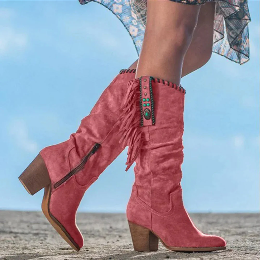 Barbara - Stilvolle Westernstiefeletten