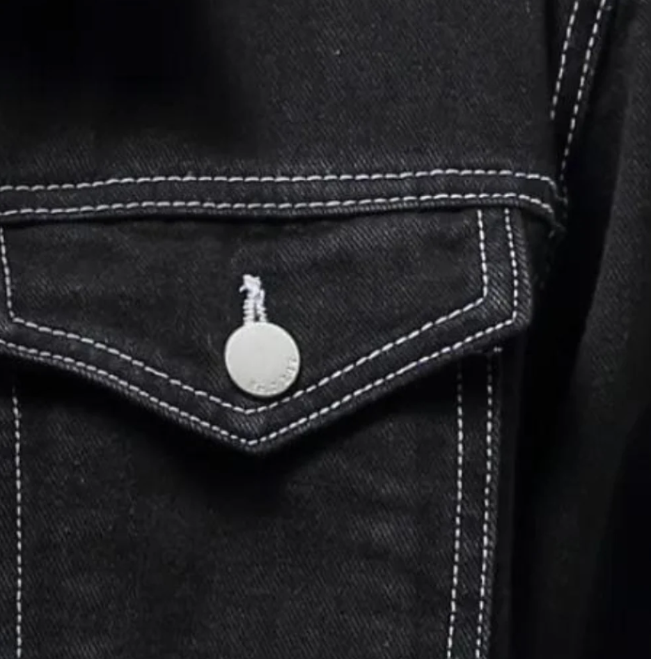 Scott - Winter-jeansjacke mit knöpfen für herren