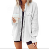 Bailee - Cordjacke mit unregelmäßiger Kapuze