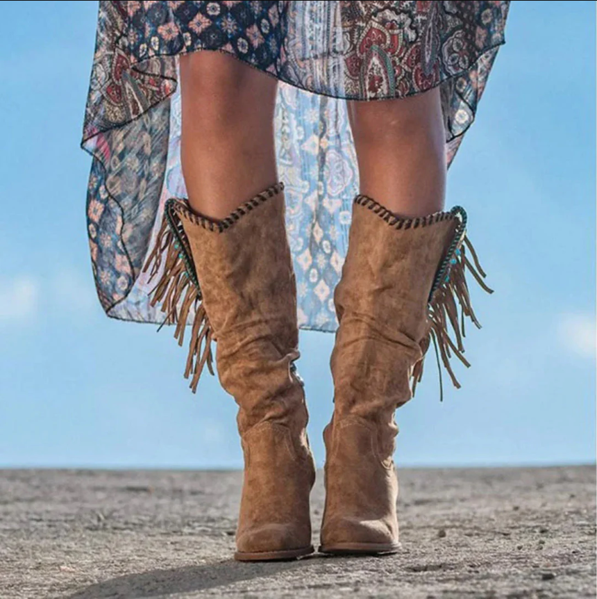 Barbara - Stilvolle Westernstiefeletten