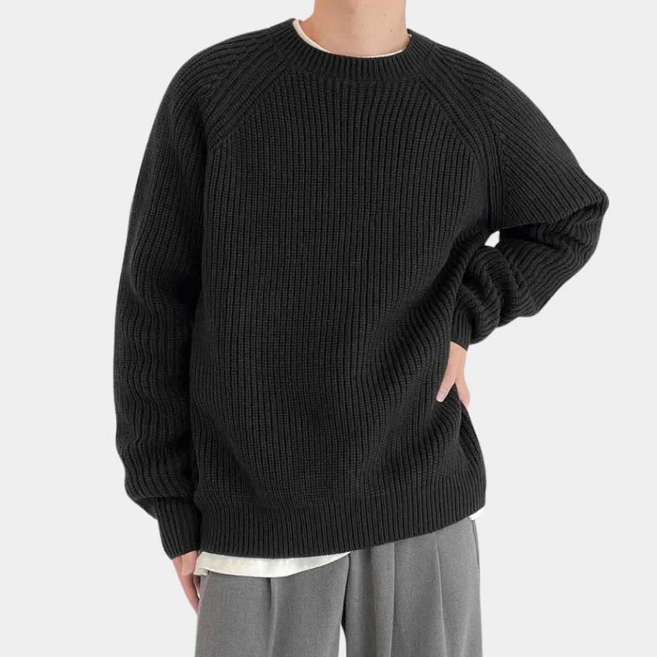 Winston - Bequemer strickpullover mit rundhalsausschnitt