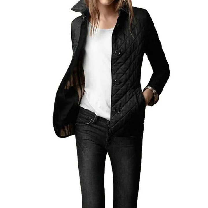 Eleonora – die elegante, schmale jacke aus seiden-baumwolle