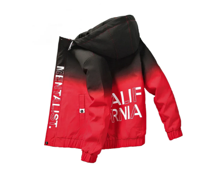 Leonard - Herren ubergangsjacke mit ombre-motiv