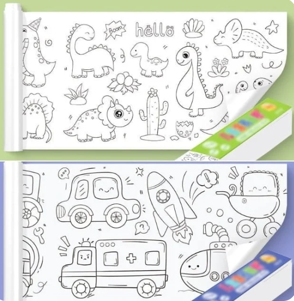 DrawFun - Kreative Zeichnungsrolle für endlosen Spaß