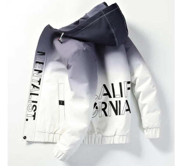 Leonard - Herren ubergangsjacke mit ombre-motiv