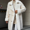 Zephyra - Elegante lange plüschjacke für damen