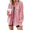 Bailee - Cordjacke mit unregelmäßiger Kapuze