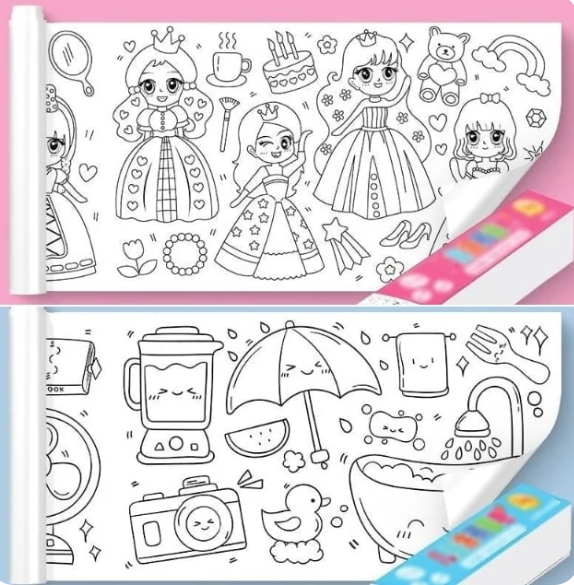 DrawFun - Kreative Zeichnungsrolle für endlosen Spaß