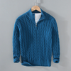 Damari - Wollpullover mit halbem reißverschluss
