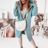 Azalea - Langarm cardigan mit kapuze