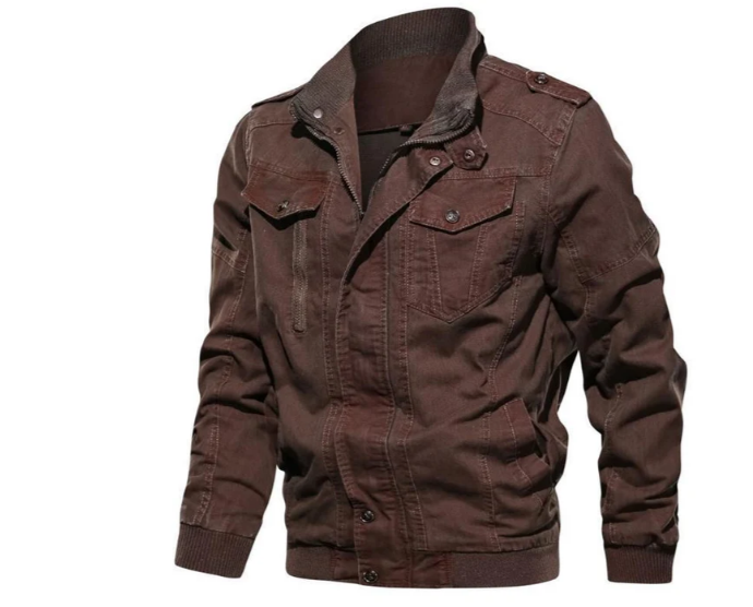Fabian - Herren-jeansjacke mit stehkragen