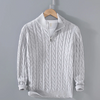 Damari - Wollpullover mit halbem reißverschluss