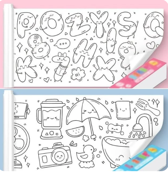 DrawFun - Kreative Zeichnungsrolle für endlosen Spaß