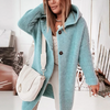 Azalea - Langarm cardigan mit kapuze