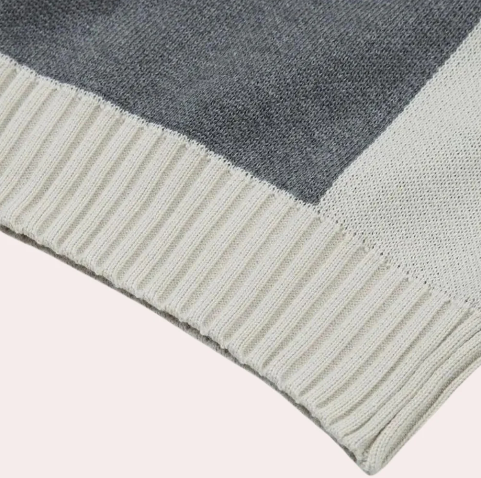 Jeffrey - Moderner patchwork-hoodie für herren
